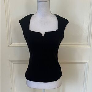 White House Black Market Elegant Black Top